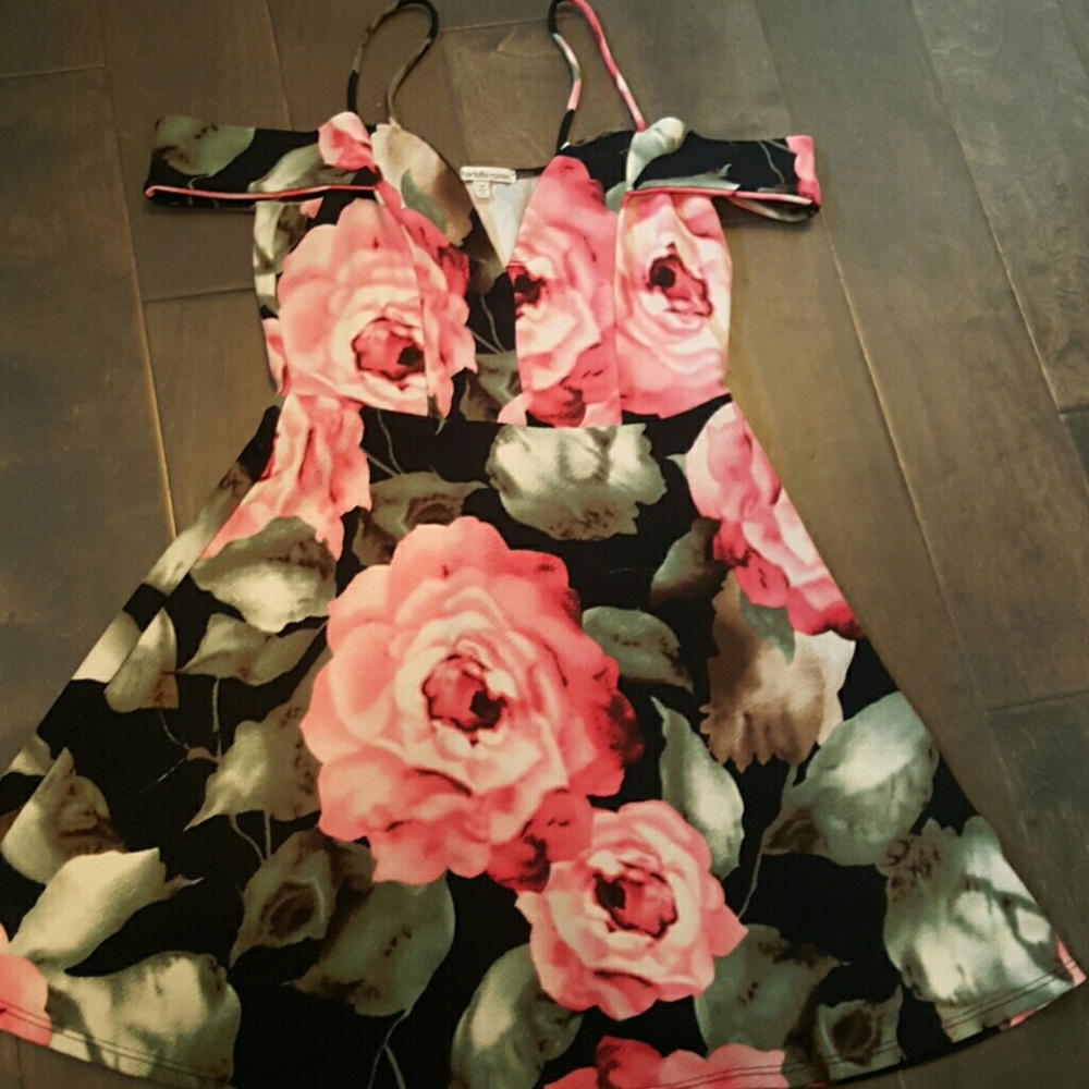 V neck Dress